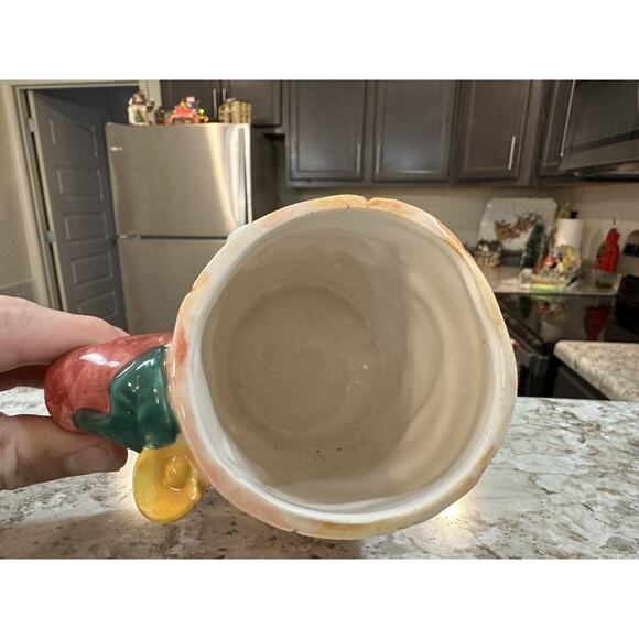 Vintage Santa Claus Face Christmas Mug Ceramic Christmas Mug Mid‎ Century MCM - Picture 5 of 6